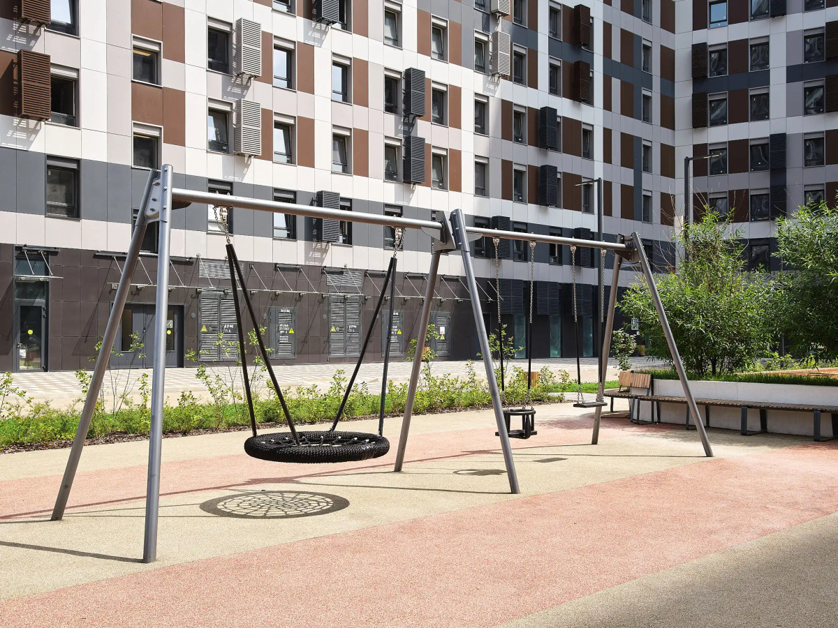 Апартаменты Уютная новая студия у метро Спартак