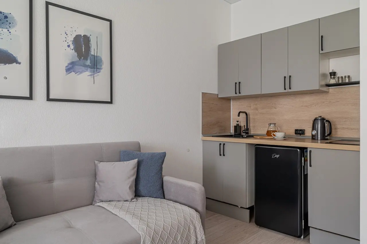 Квартира-студия на 22 этаже