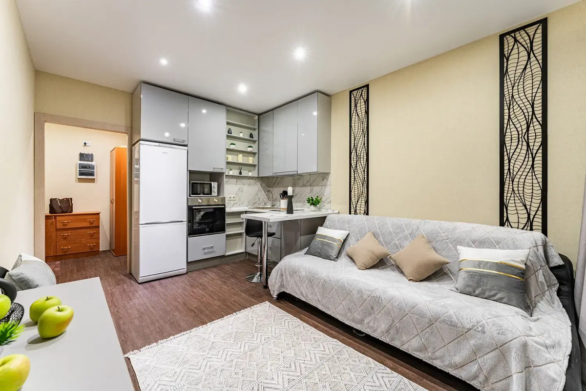 Апартаменты-студия возле метро Стахановская