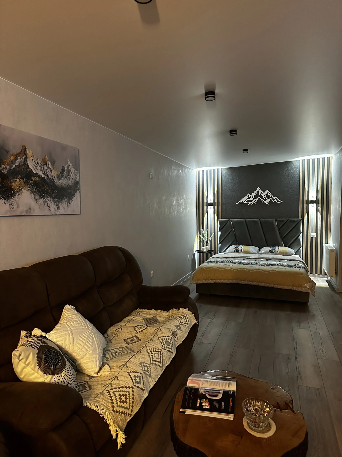 Квартира Студия с Роскошным Видом на Горы