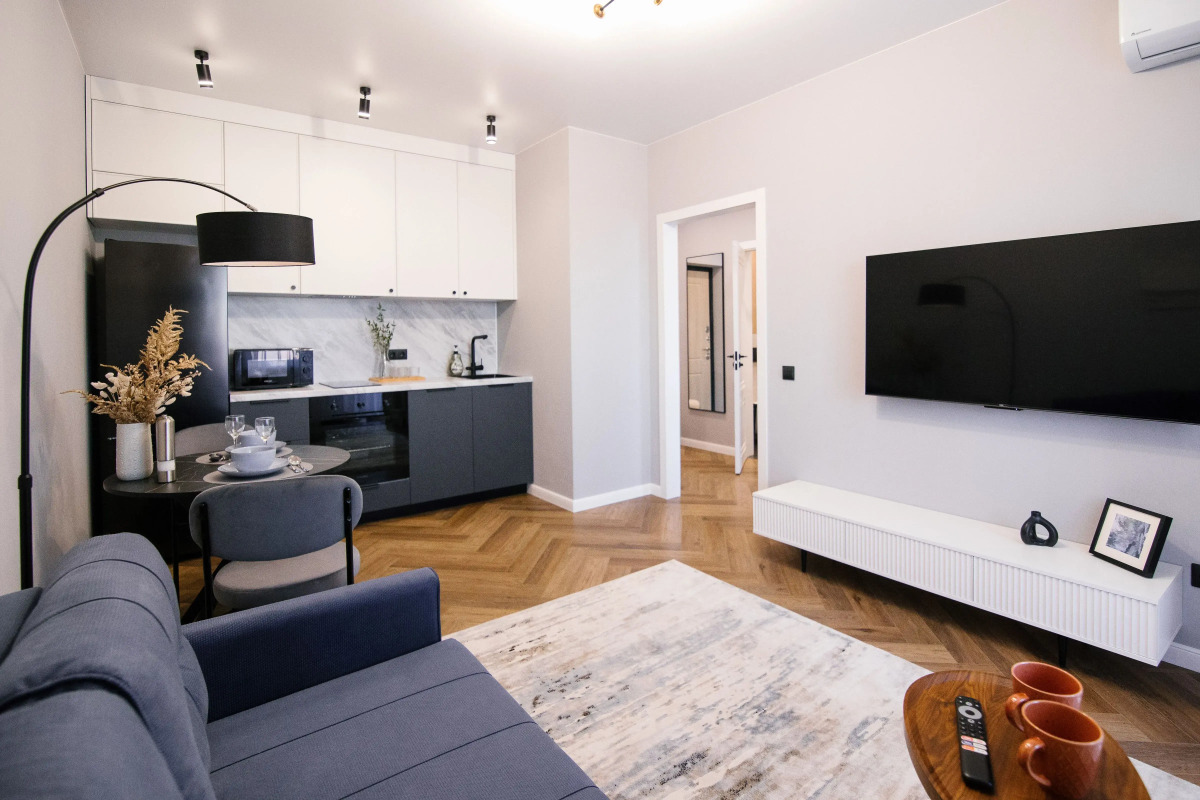 Апартаменты с Современным Ремонтом в Новом Доме