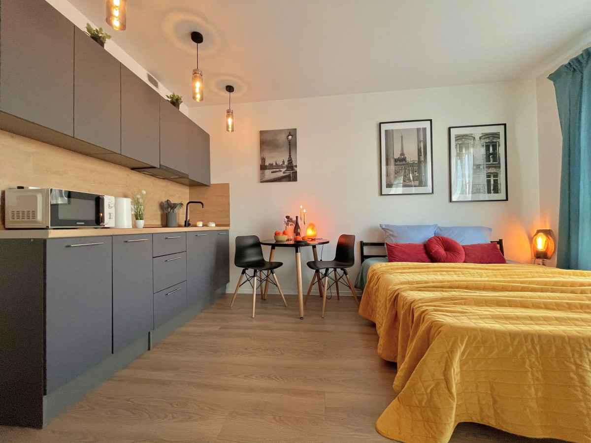 Квартира Уютная Студия с Панорамным Видом На Москву