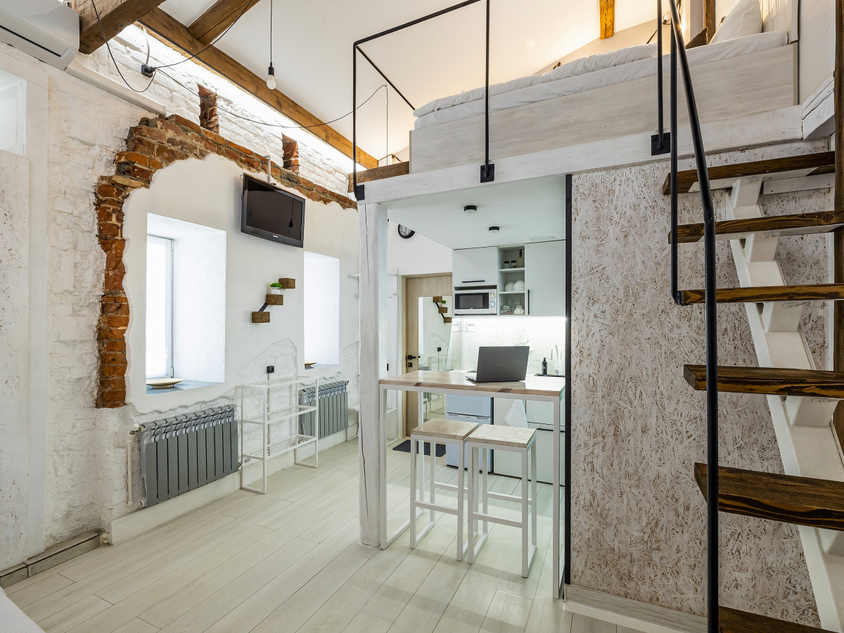 Апартаменты Лофт 4 Двухуровневые на Грузинской Улице 41А