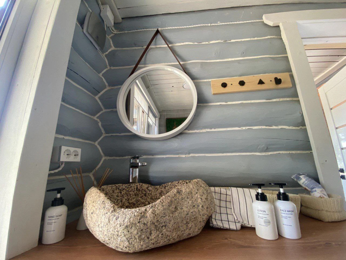 Гостевой дом на берегу реки в Карелии