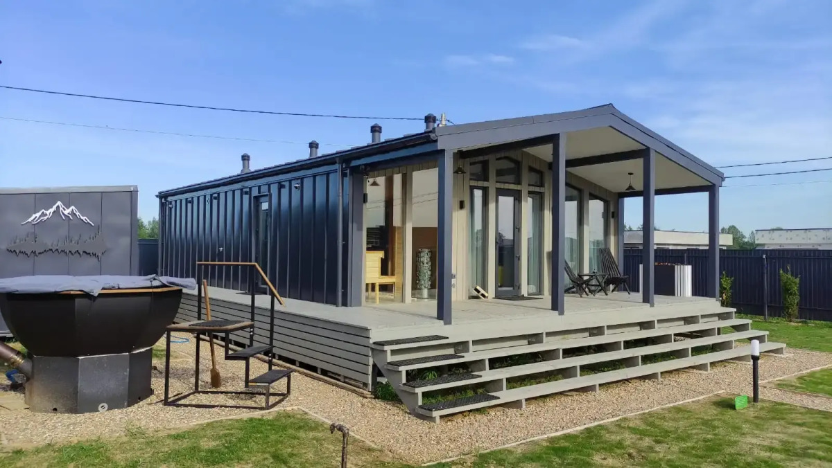 Частный дом BarnHouse с сауной рядом с Сорочанами