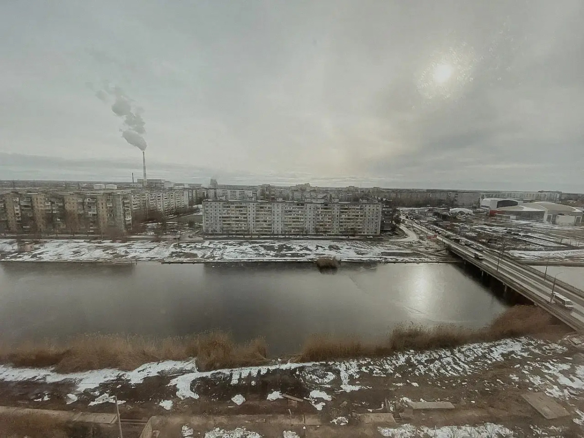 Квартира Green FOX с видом на реку Кутум