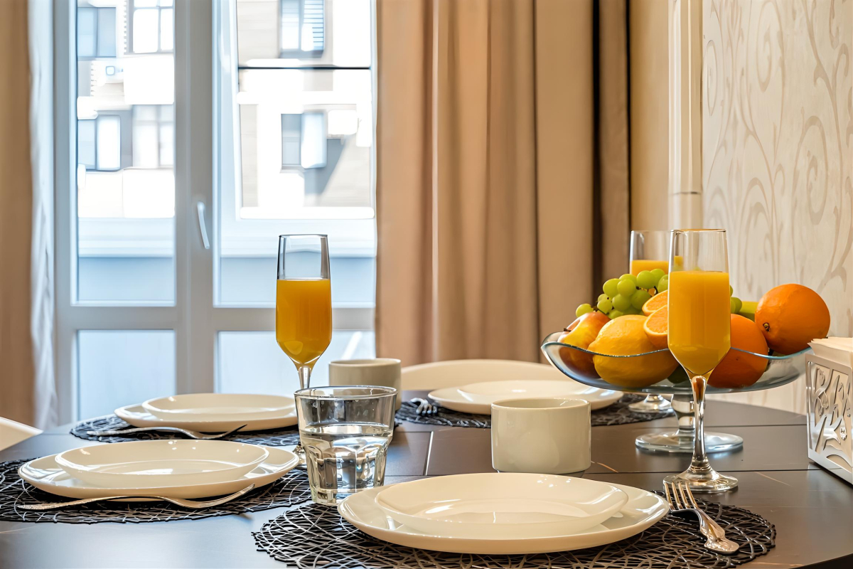 Апартаменты в центре города с видом на парк