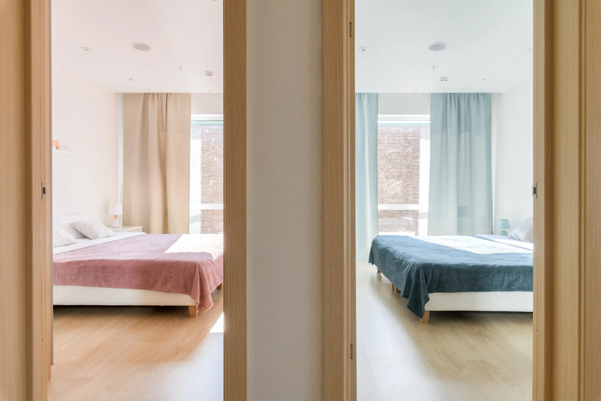 Апартаменты Apartico в Центре Города 2 Отдельные Спальни в Современном ЖК