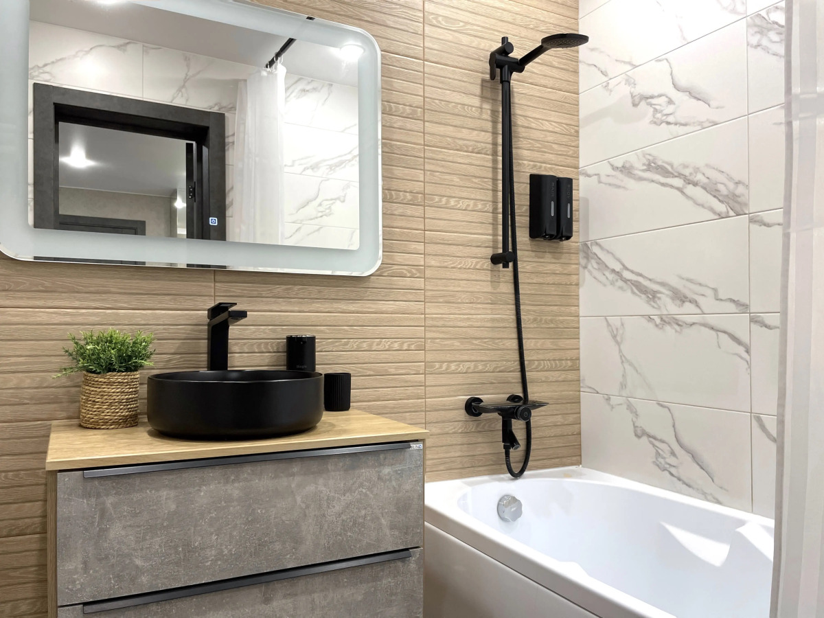 Апартаменты Стильные с Панорамным Видом