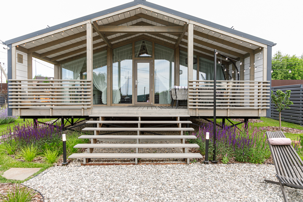 Частный Дом RiverDublDom  с баней и купелью у пруда в Новой Москве