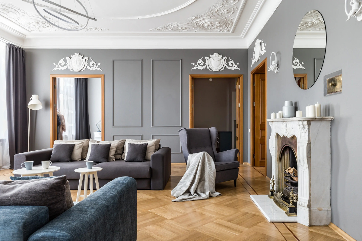 Апартаменты Avenue 180 кв.м с видом на Большую Конюшенную Улицу и Церковь Петра и Павла