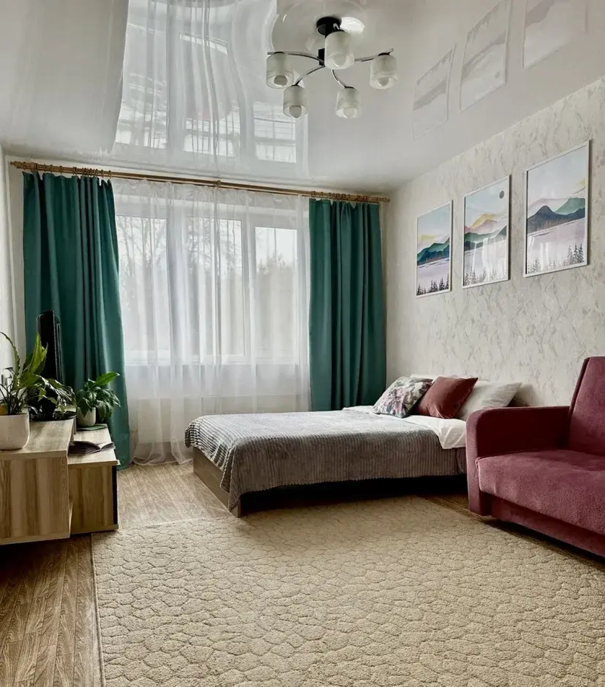 Квартира Квартира Рядом с Метро Парком и Озером