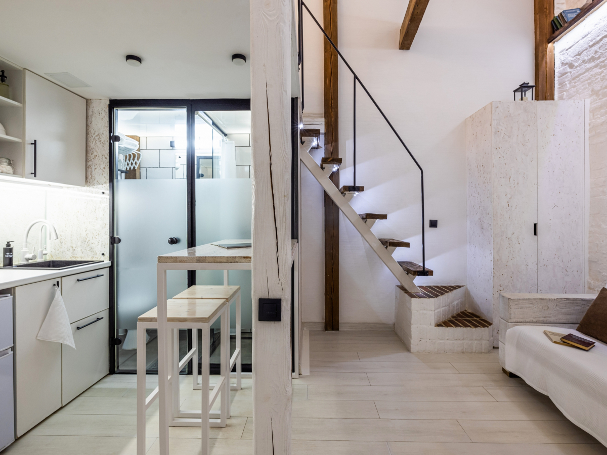 Апартаменты Лофт 4 Двухуровневые на Грузинской Улице 41А