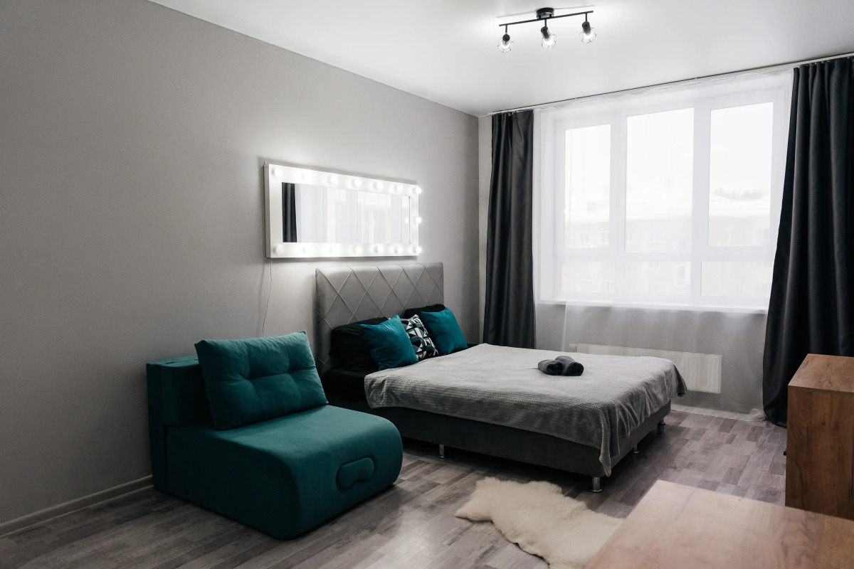 Квартира Стильная студия в ЖК Руна Парк рядом с Балатовским парком