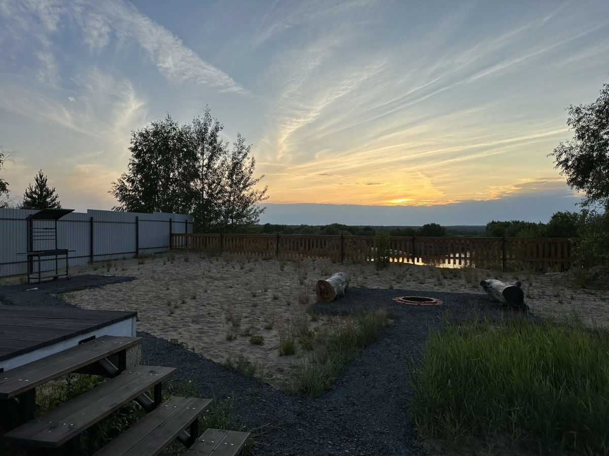 Частный дом Над Рекой с видом на Озеро