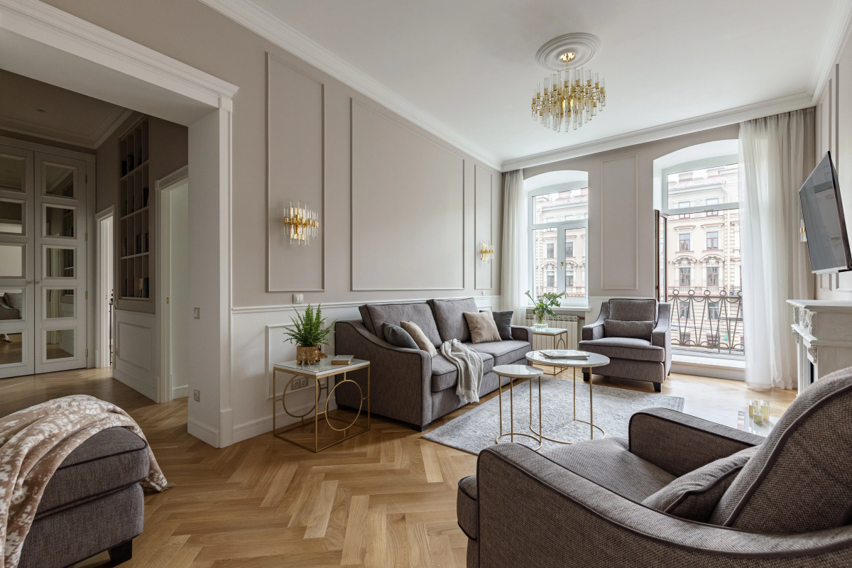 Апартаменты Bird Nest 80 кв.м с Балконом и Видом на Набережную Канала Грибоедова