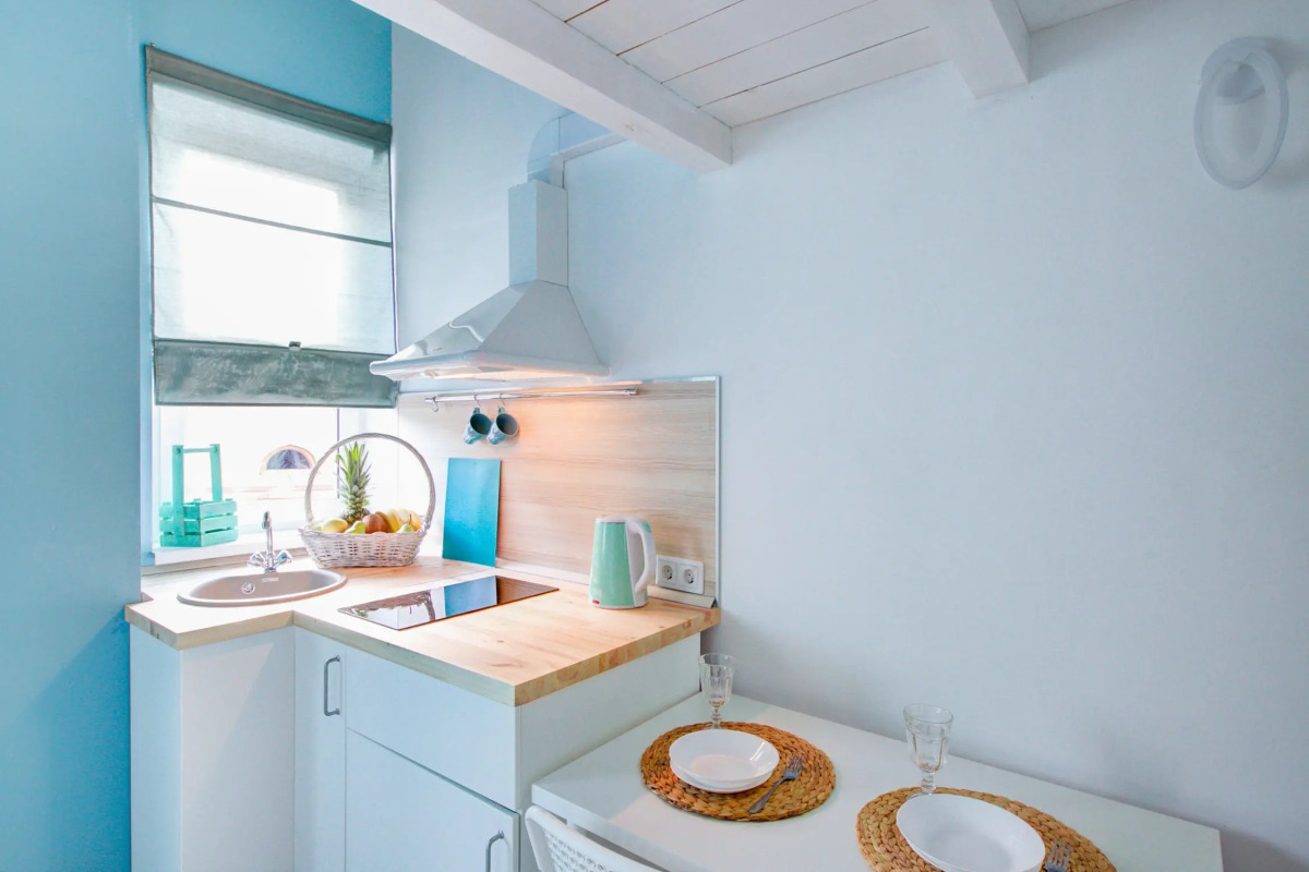 Квартира Домиго Двухуровневая Cтудия Pядом с Bодохранилищем