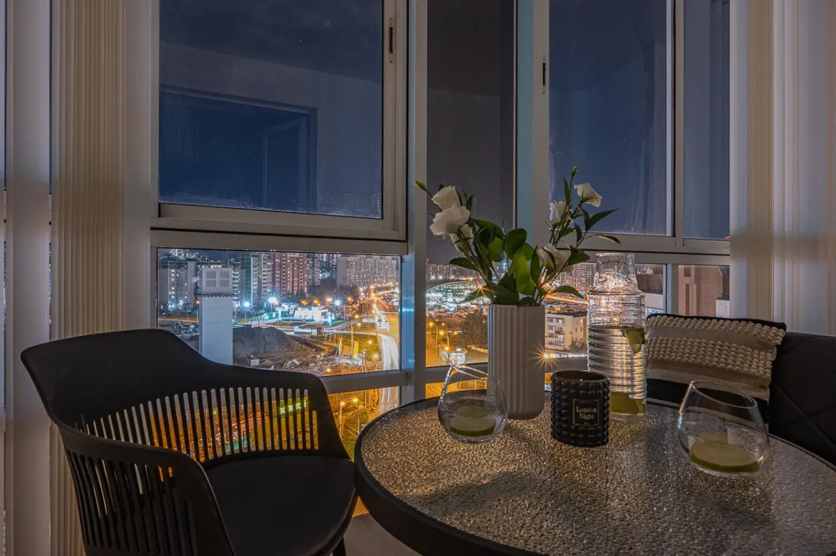 Квартира премиум класса с джакузи, сауной и панорамным видом