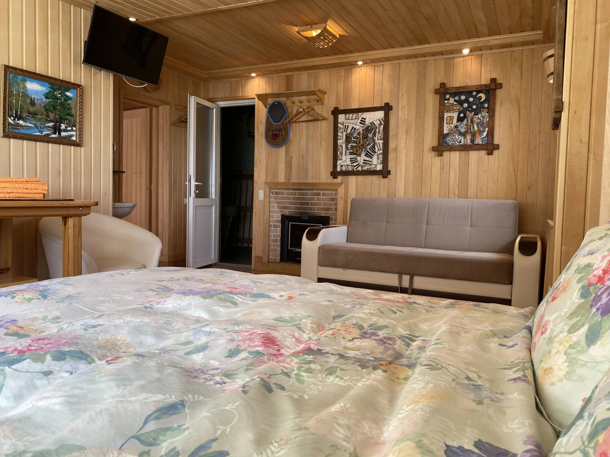 Частный дом с сауной и с зоной барбекю