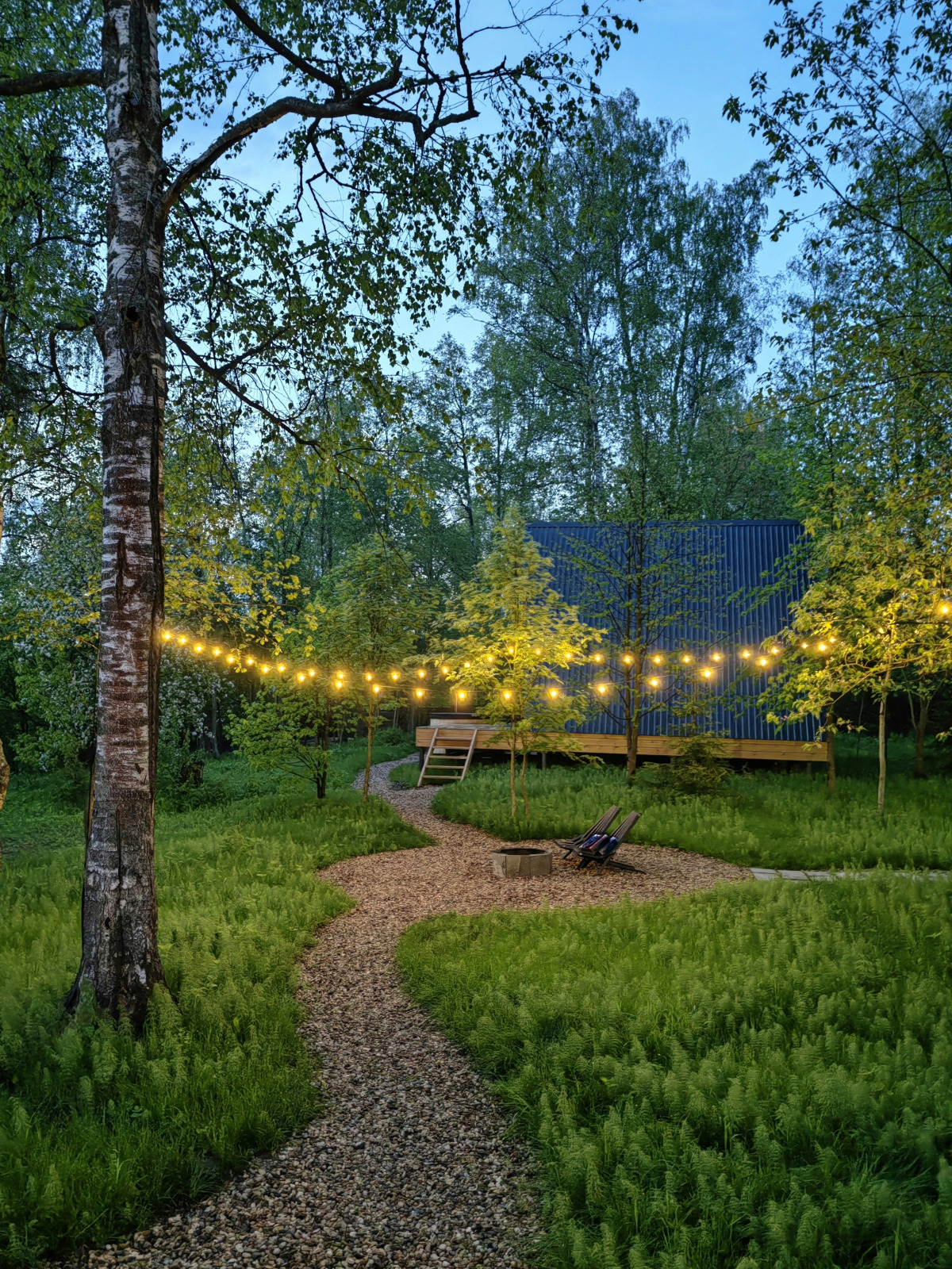 Частный дом A-frame На холме