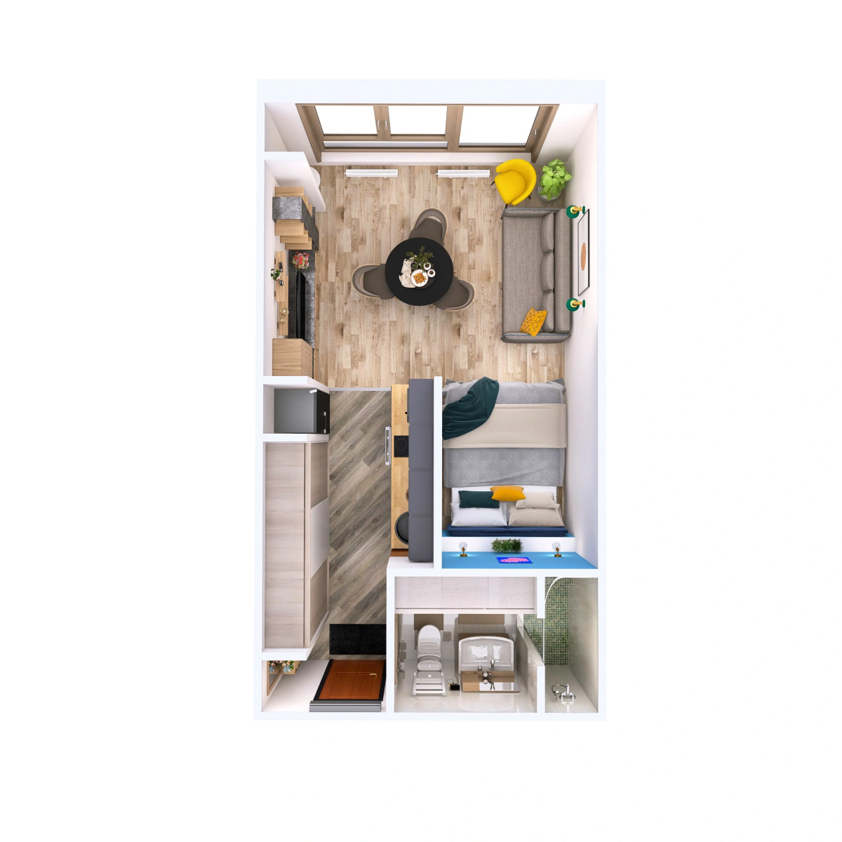 Апартаменты с видом на Москву 9