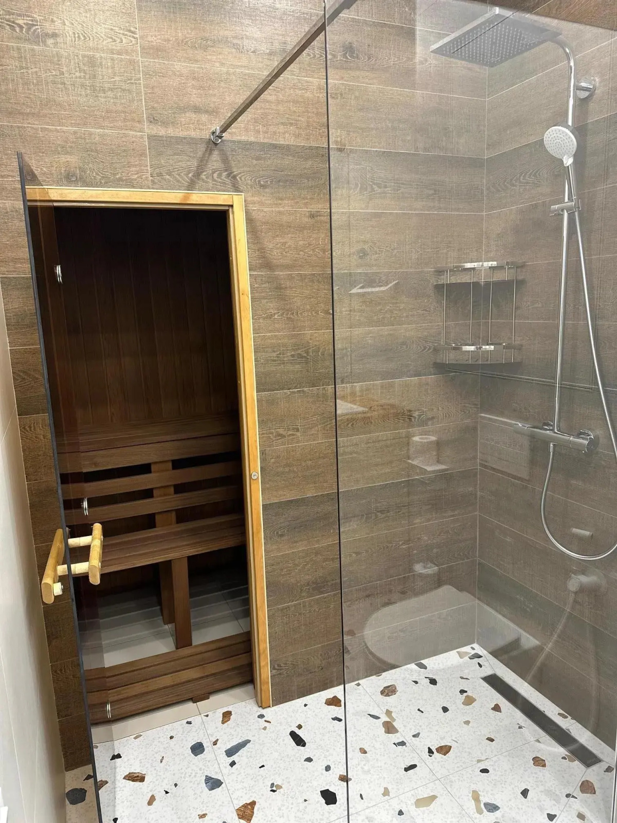 Апартаменты Охта Парк Adventure Де Люкс с сауной