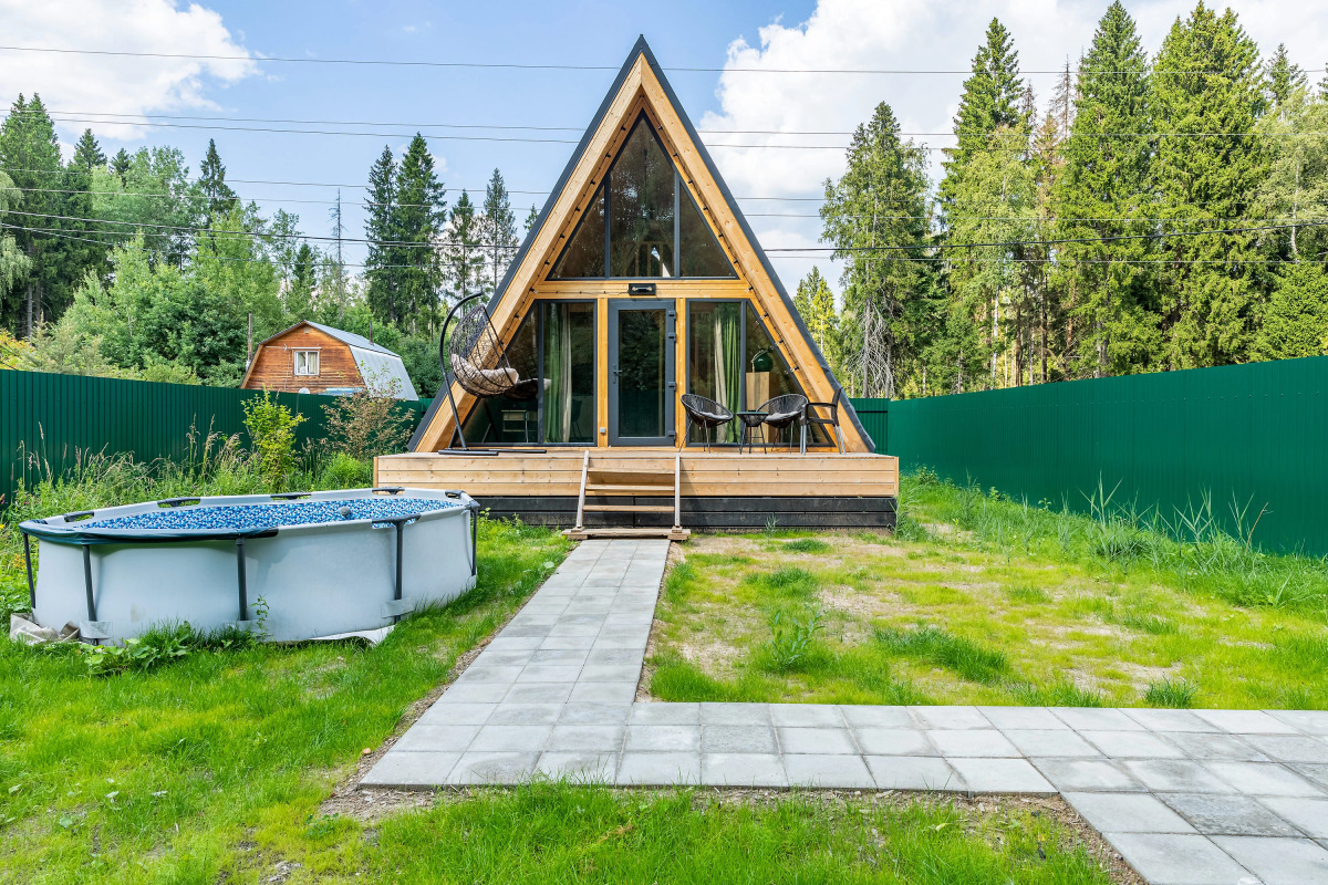 Частный дом InHome24 Уютный дом А-фрeйм Ольховка