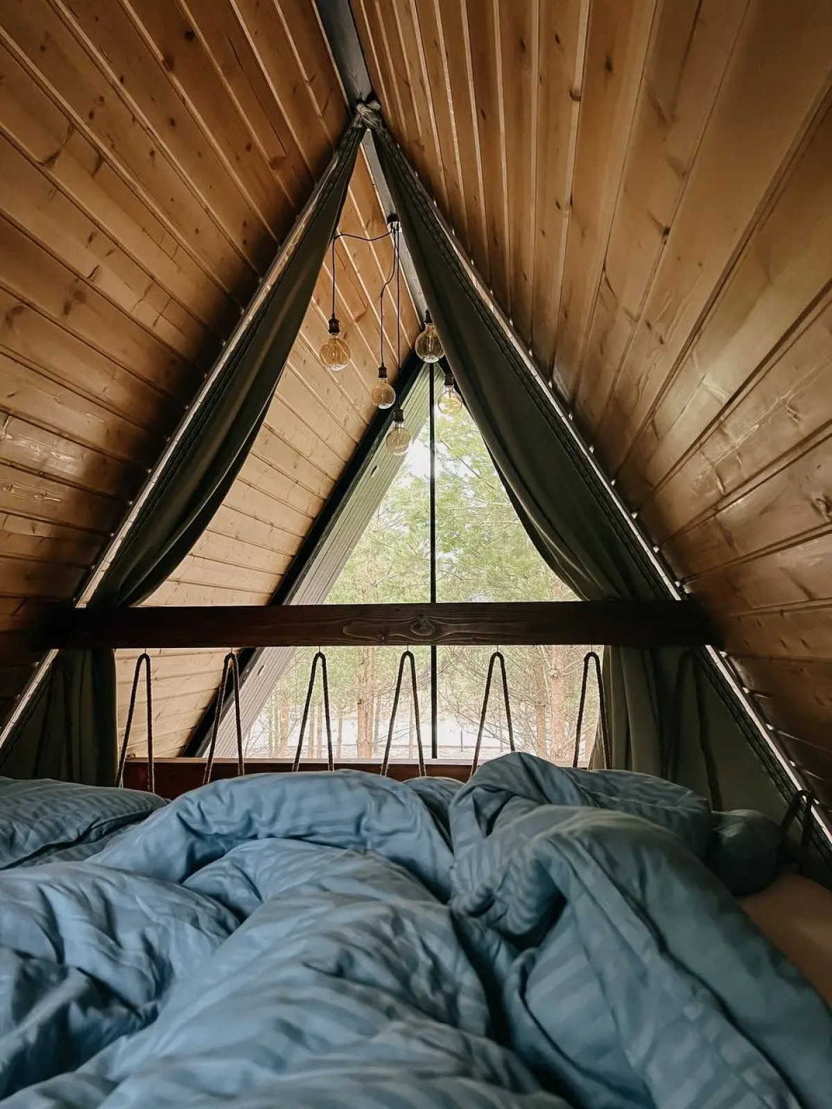 Гостевой дом A-Frame 40 с панорамным остеклением