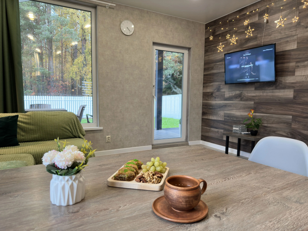 Частный дом у озера и леса 2 спальни