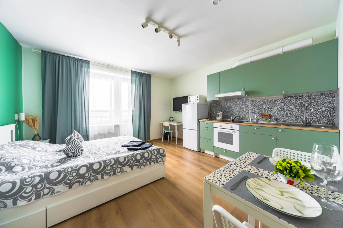 Квартира студия 27м, 3 спальных места