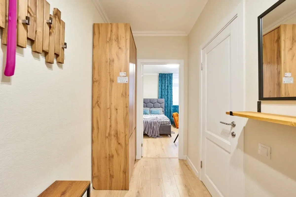 Квартира Студия в новом доме ЖК Премьер, самый центр города у Гипермаркет Семья по адресу Николая Островского 52 на 4 человек