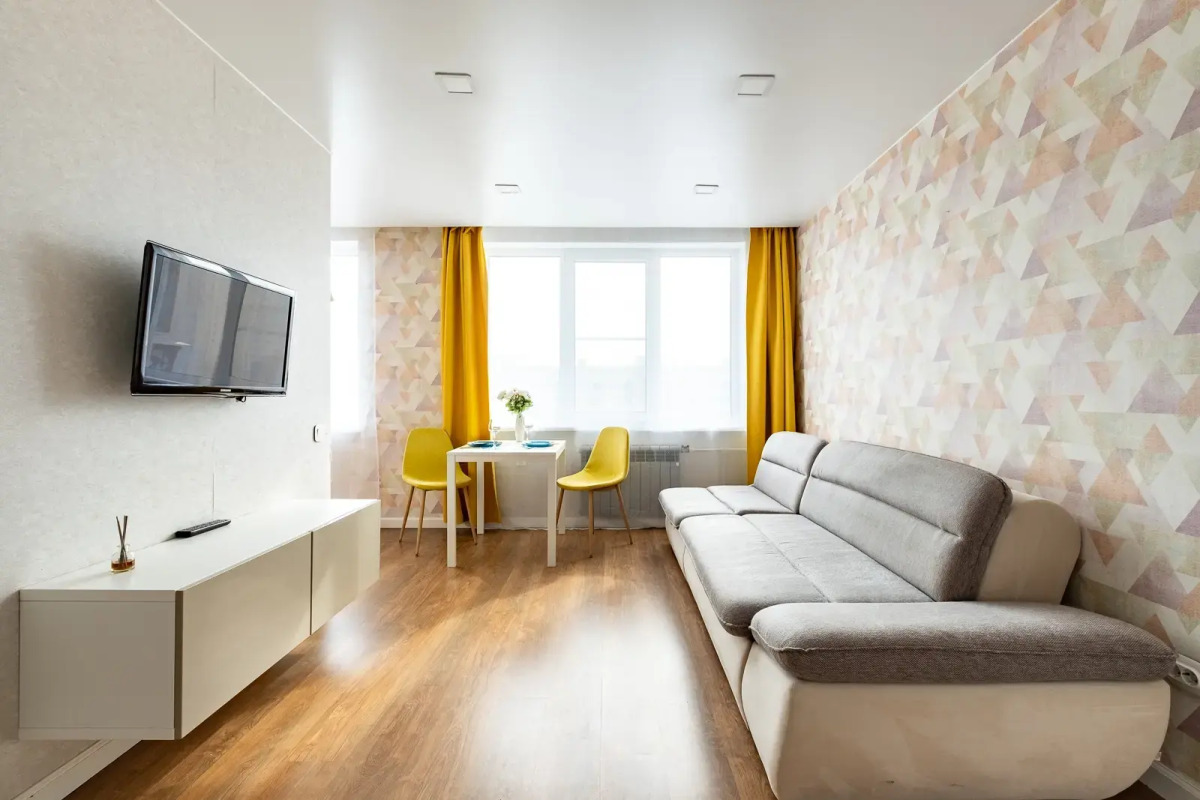 Апартаменты для 4 гостей у метро Купчино с Кондиционером