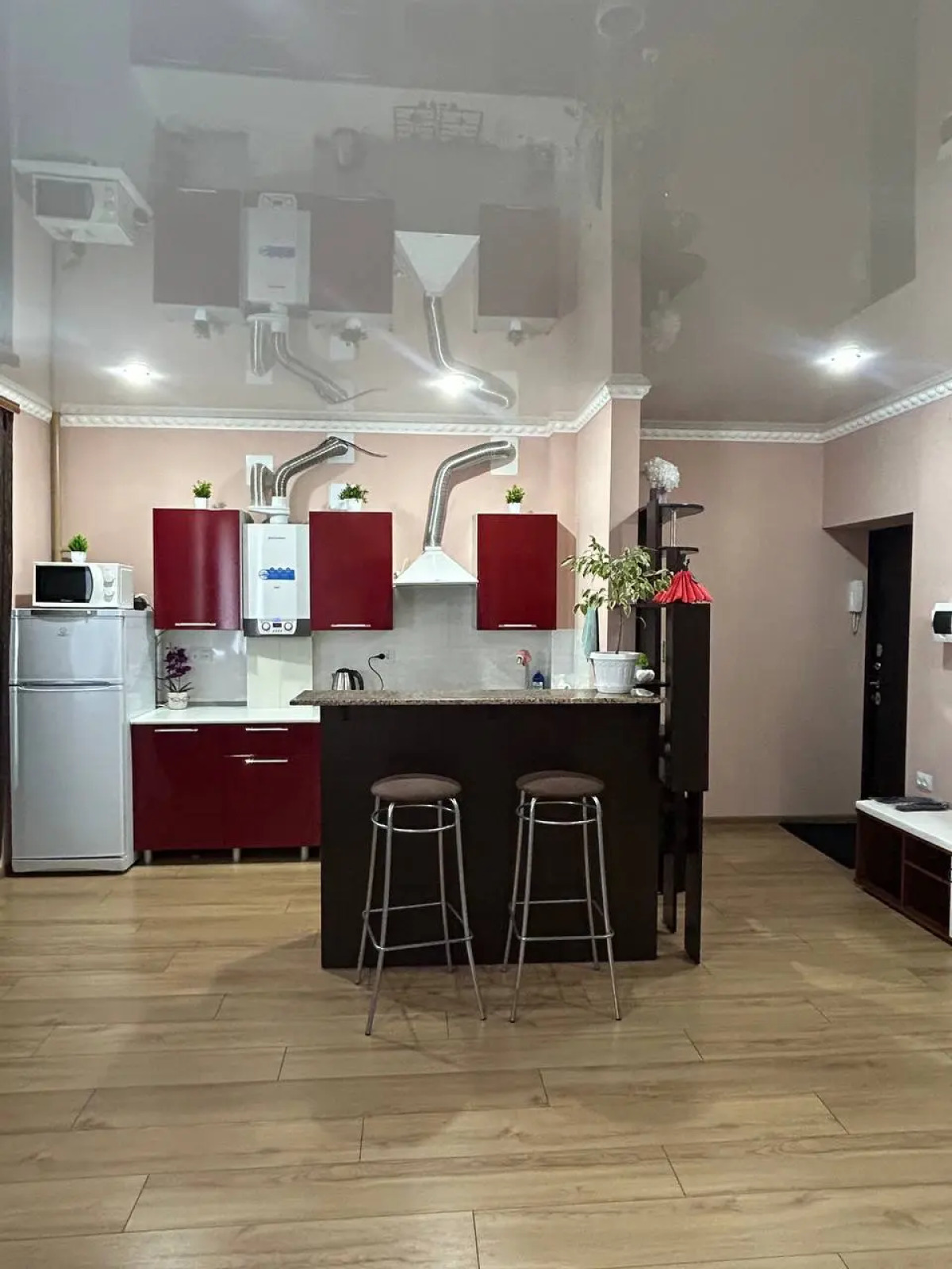 Евродвушка с видом на гору