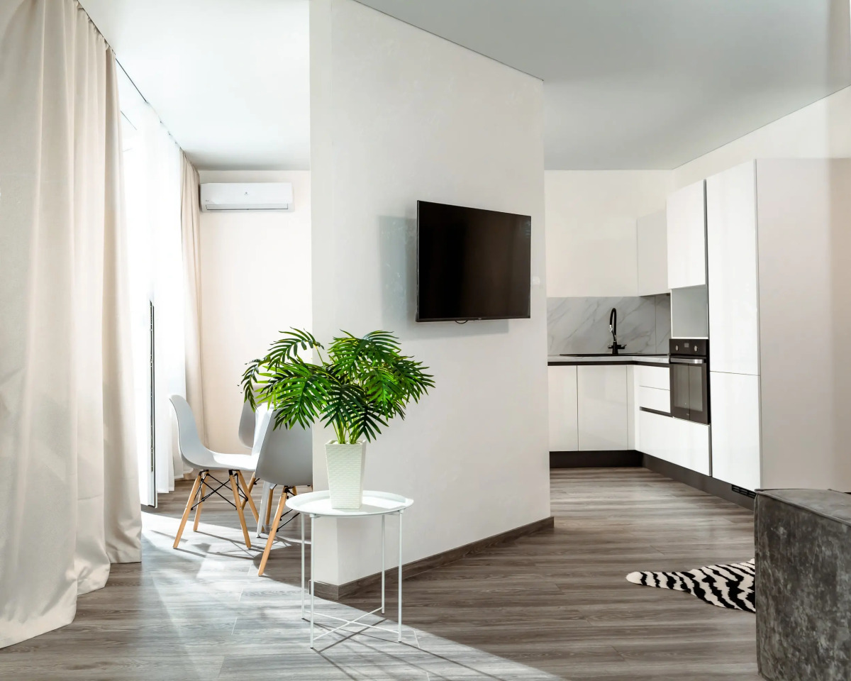 Квартира Просторная и светлая с видом на море