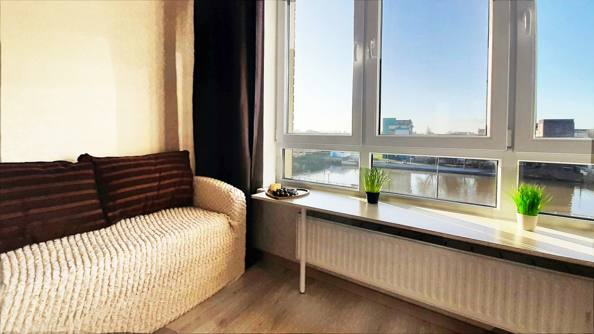 Апартаменты Рыбная Деревня Вид на Реку Между Двух Мостов