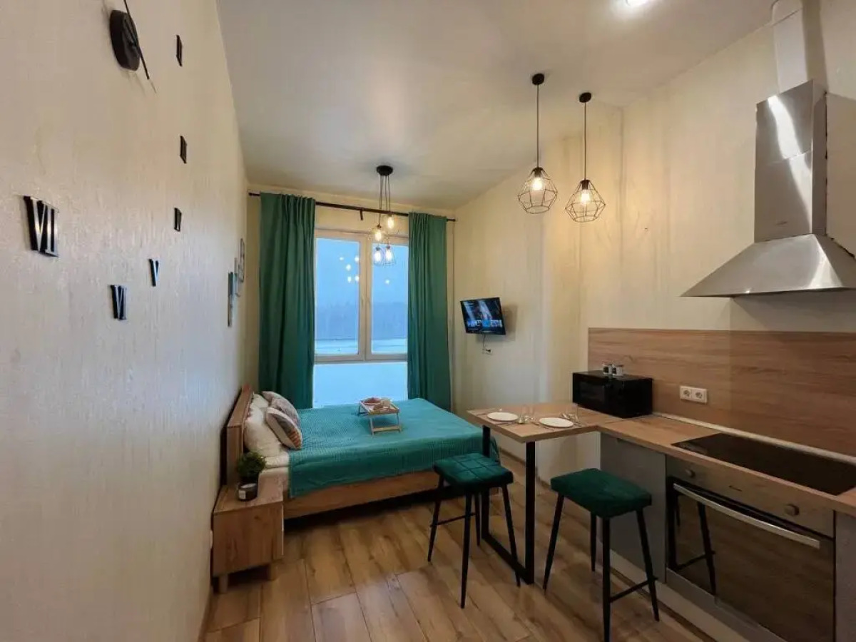 Апартаменты Happy People в доме с Термы Видное и ТЦ Галерея 9-18 № 4