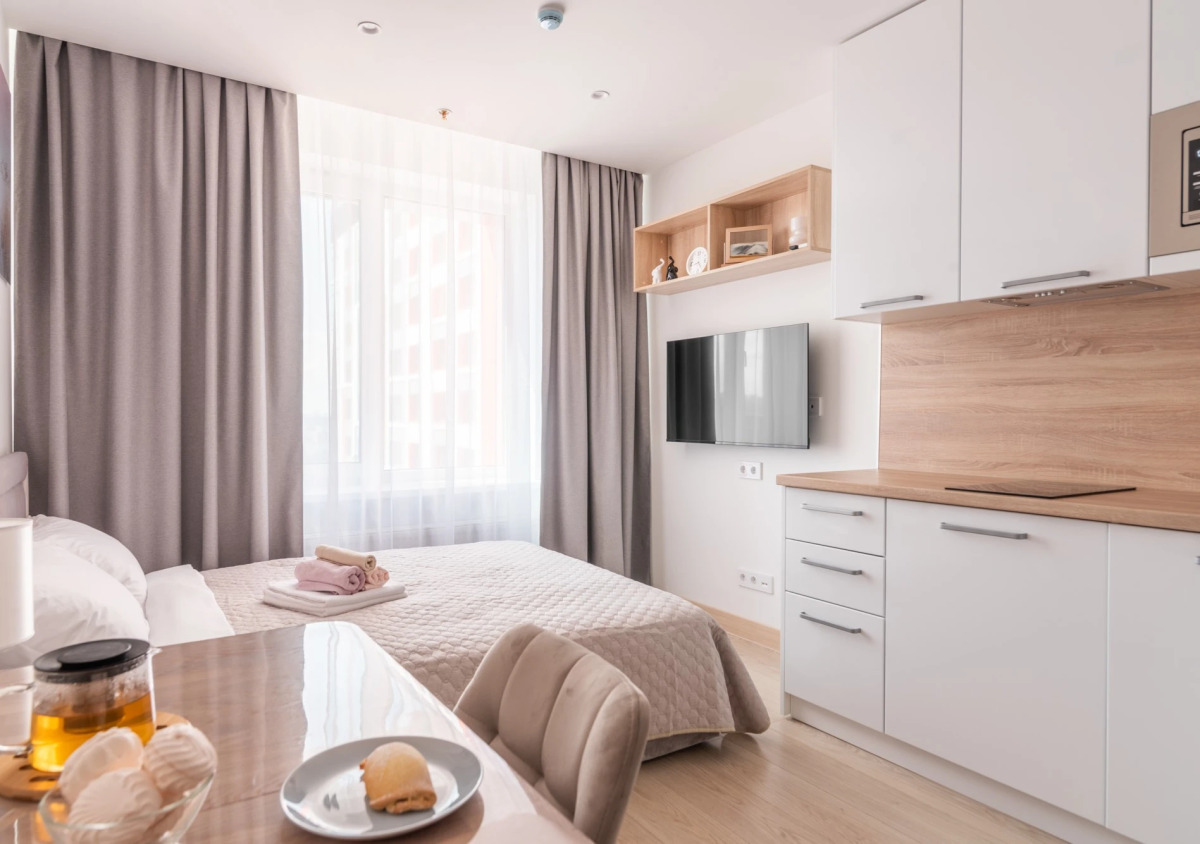 Апартаменты Студия в Технопарк Плаза