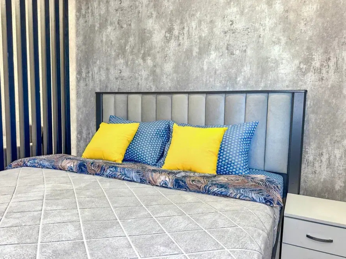 Квартира Уютная студия с балконом в новом доме Крымск Хоум