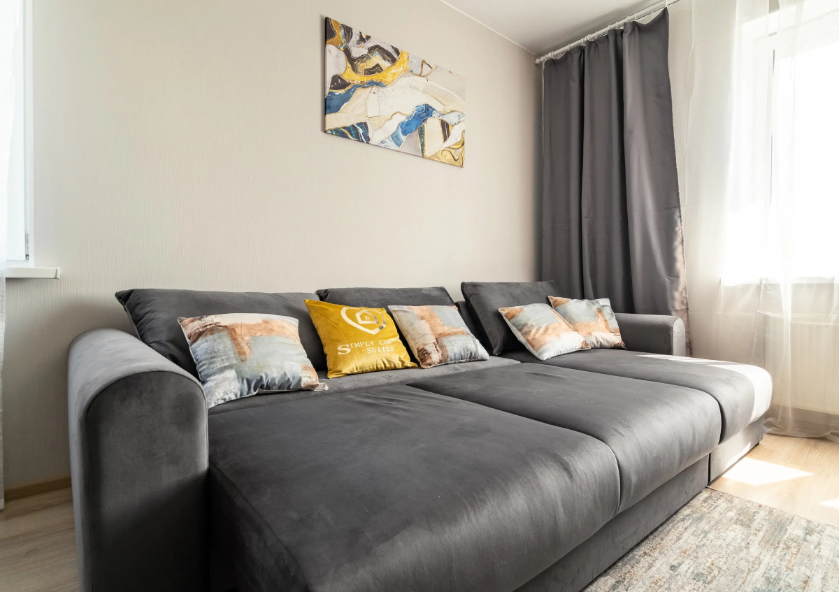 Апартаменты GLOBALSTAY. Новая 3-хкомн квартира с Сауной в доме Бизнес Класса ЖК Терра