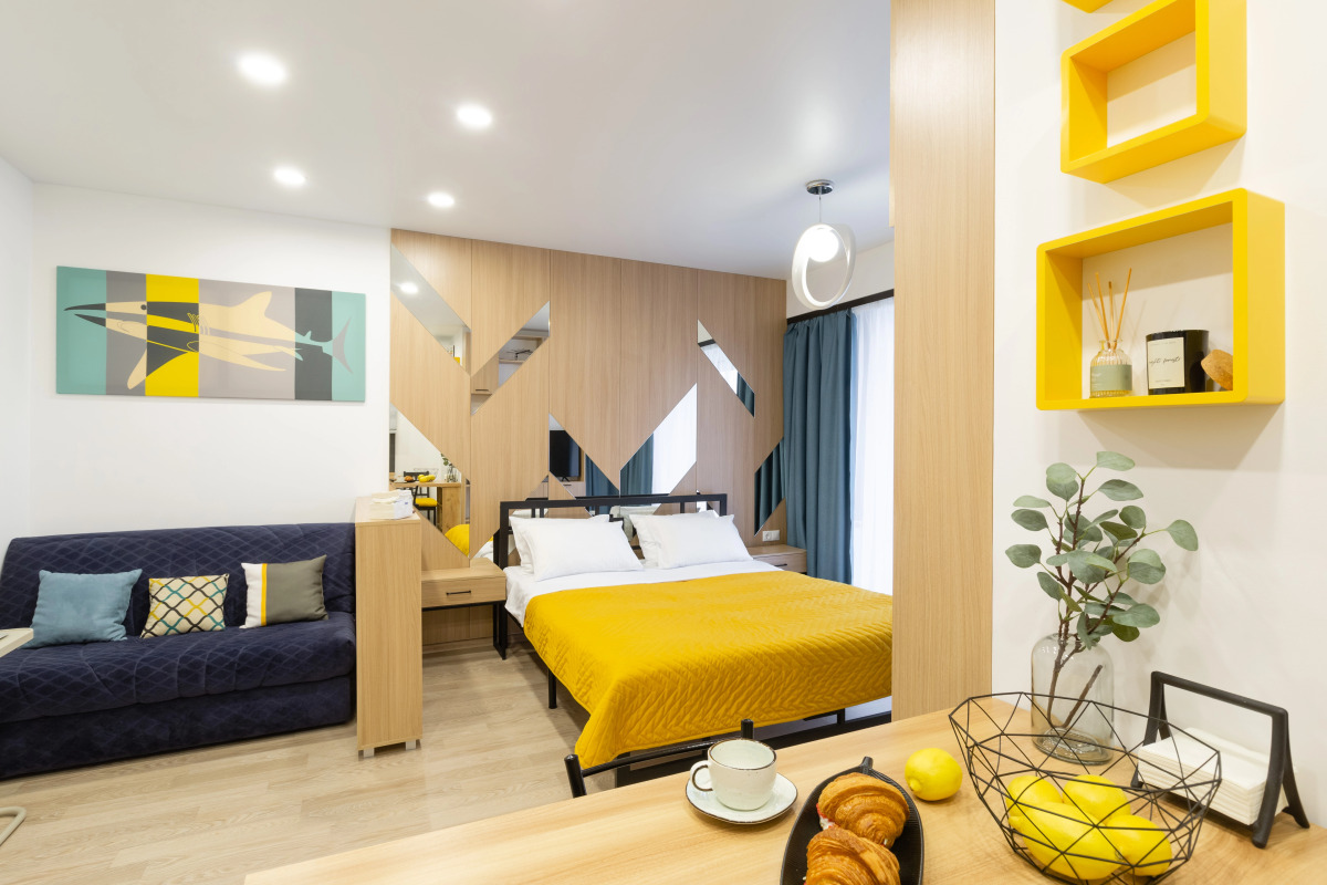 Квартира Студия с Панорамным Остеклением в Элитном ЖК Ocean City Пушкинская 265