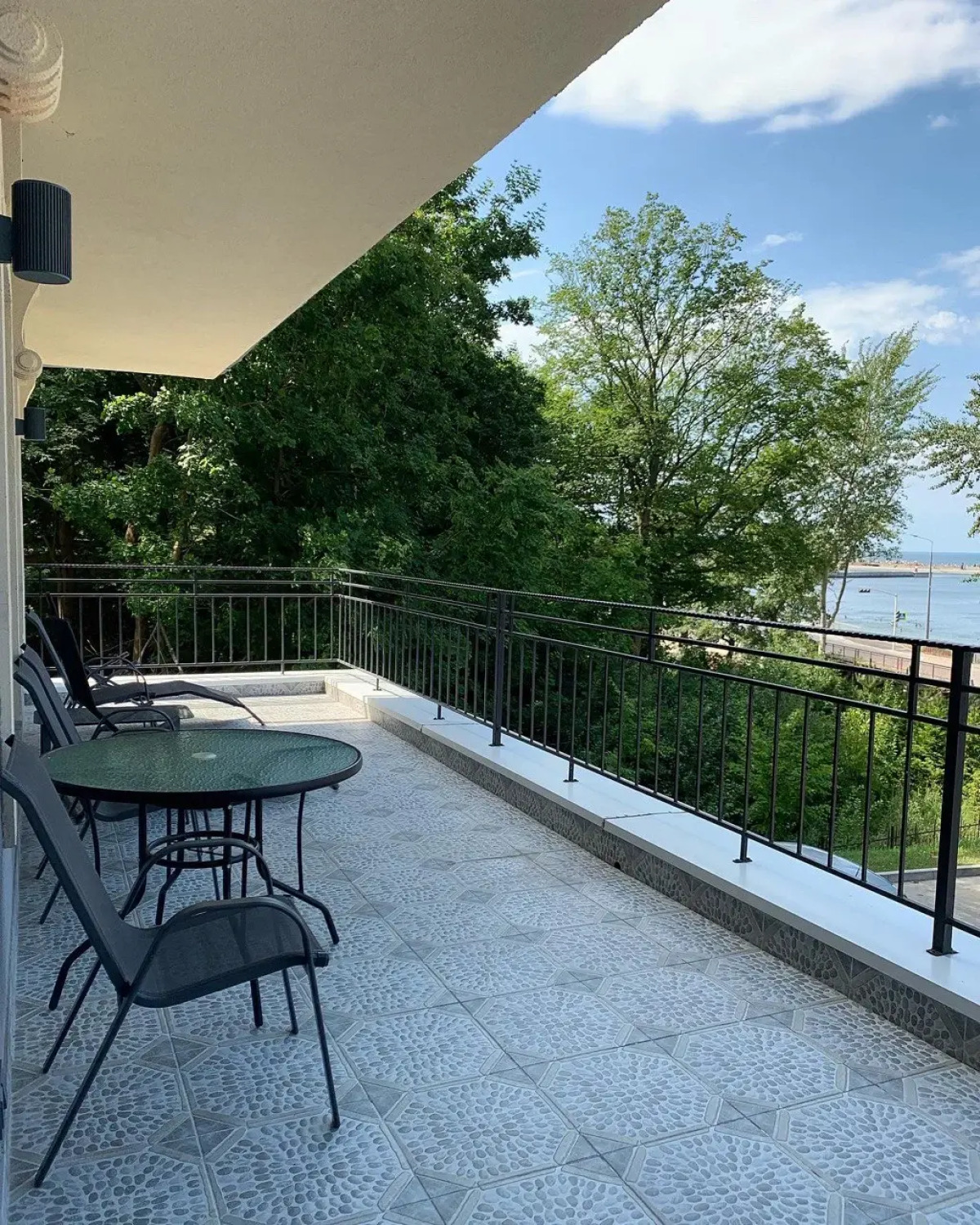 Апартаменты Балтик Апарт Терраса с видом на море