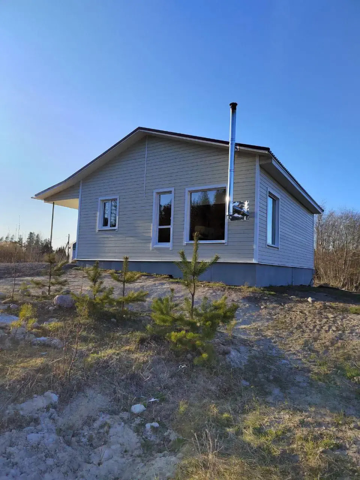 Частный дом Дом на горе с камином и сауной