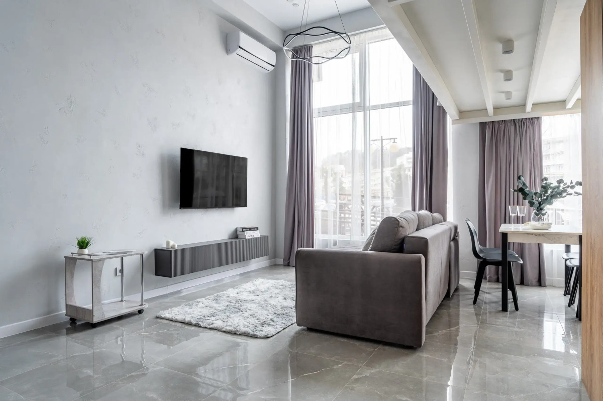 Двухуровневая квартира у реки. Кватро 3/3