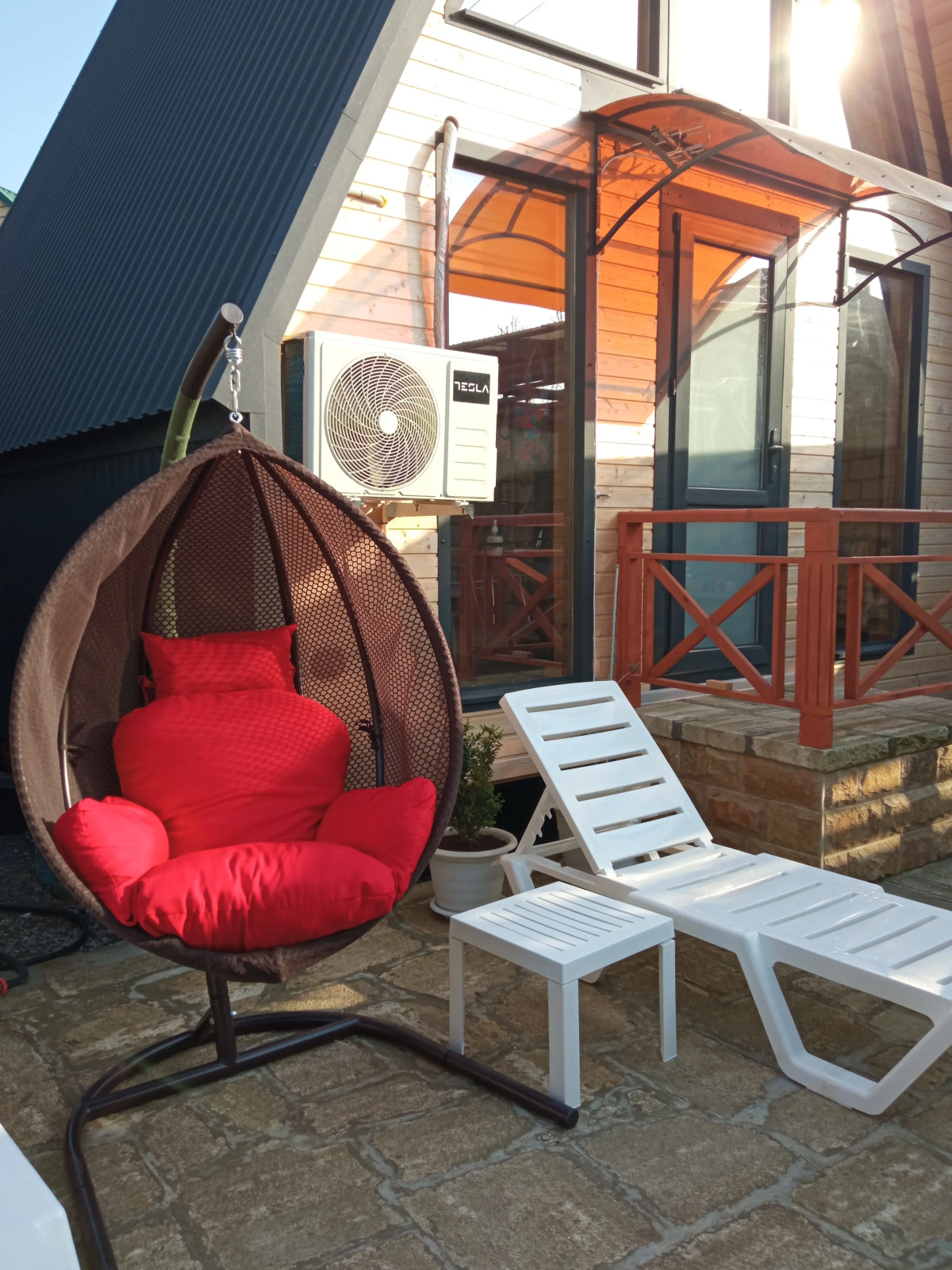 Бунгало А- Фрейм дом у моря