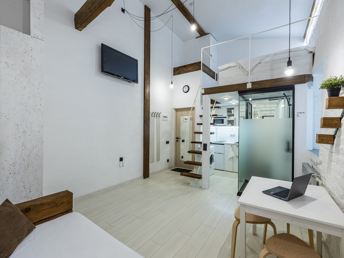 Апартаменты Лофт 3 Двухуровневые на Грузинской Улице 41А