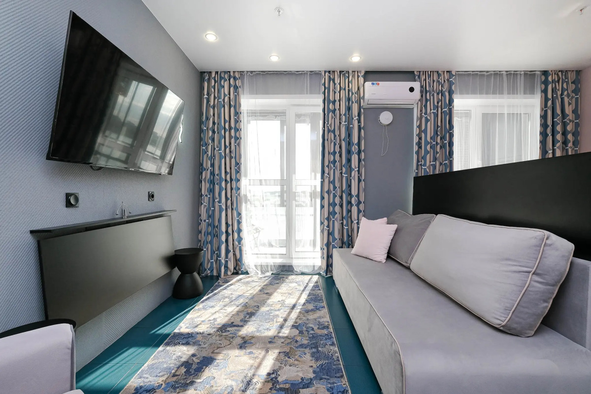 Апартаменты Уютная студия с видом на реку