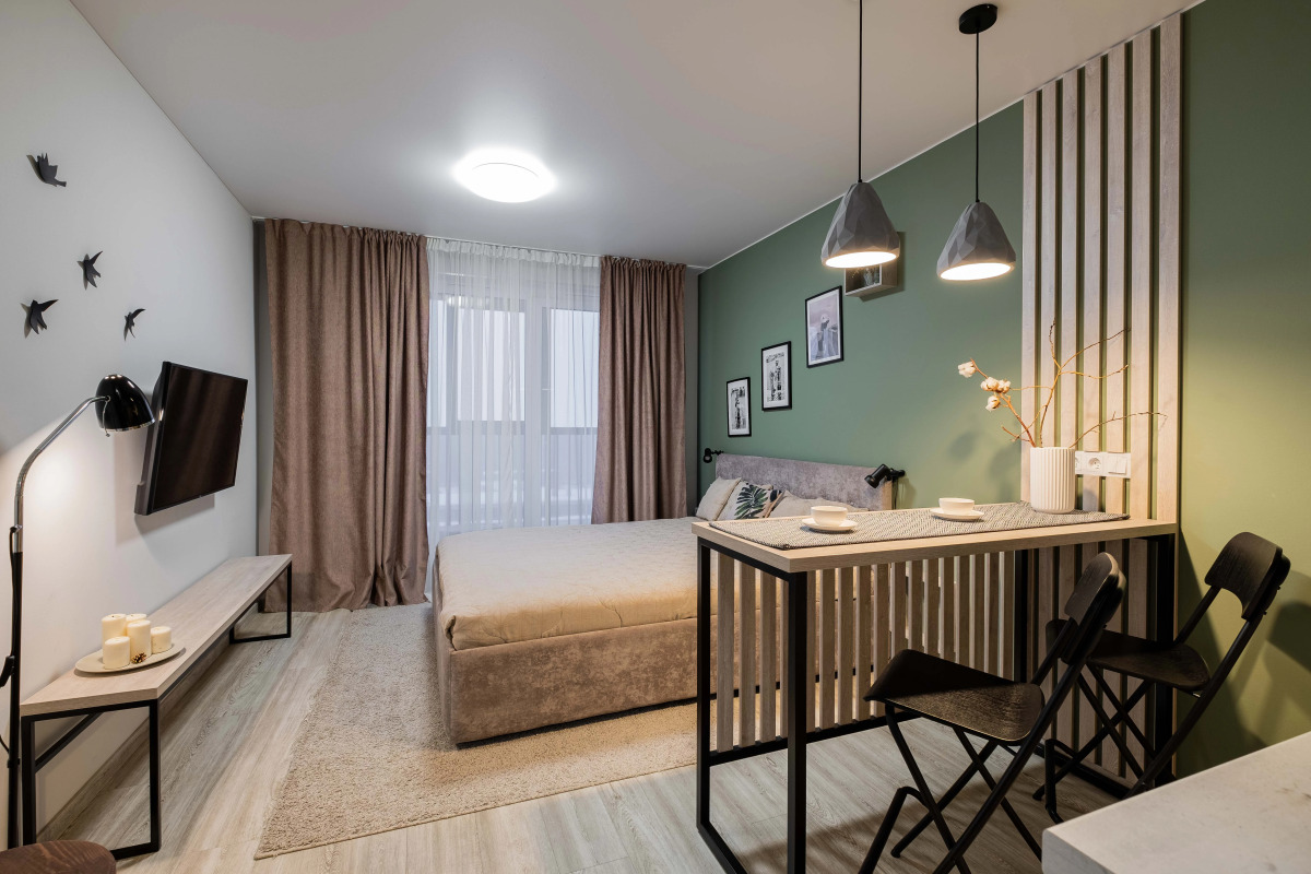 Апартаменты Студия Метро Бухарестская