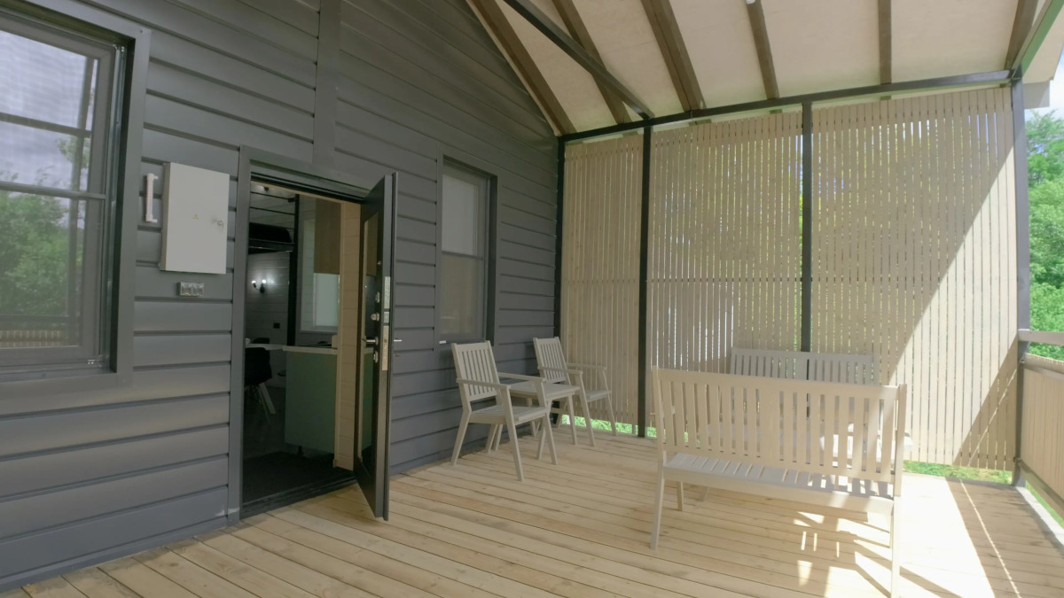 Частный дом Зима Лето