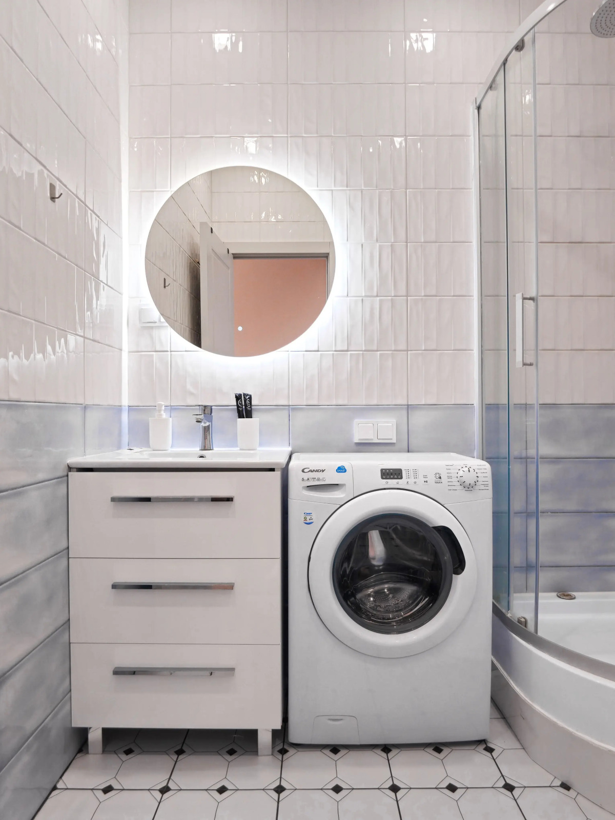 Апартаменты Стильная новая студия с видом на Москва-Сити