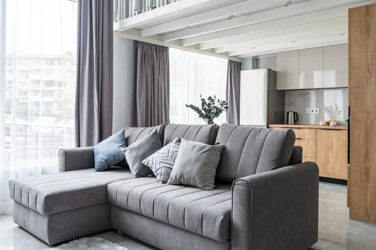 Двухуровневая квартира у реки. Кватро 3/3